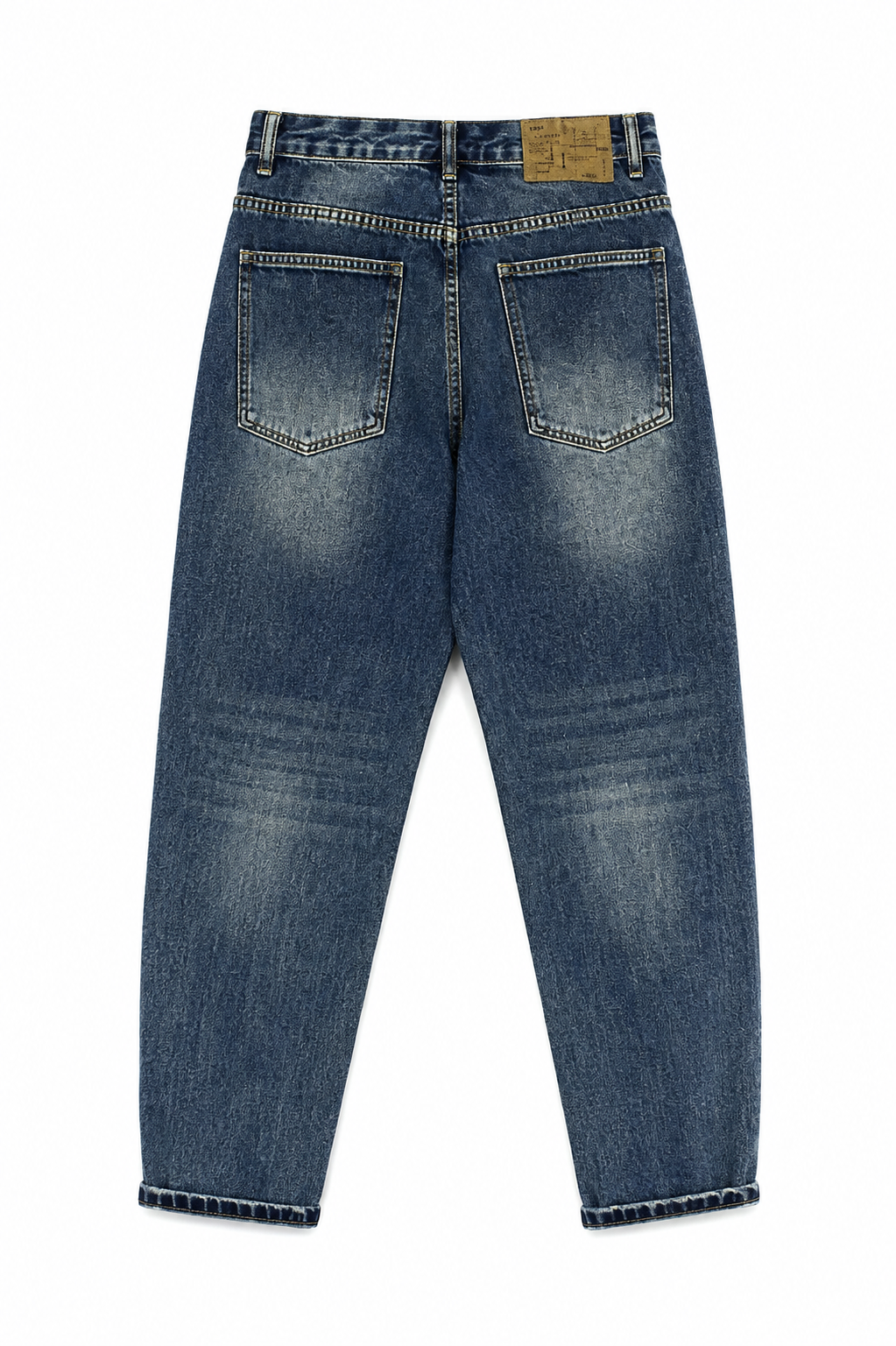 Men’s Distressed Blue Denim Jeans