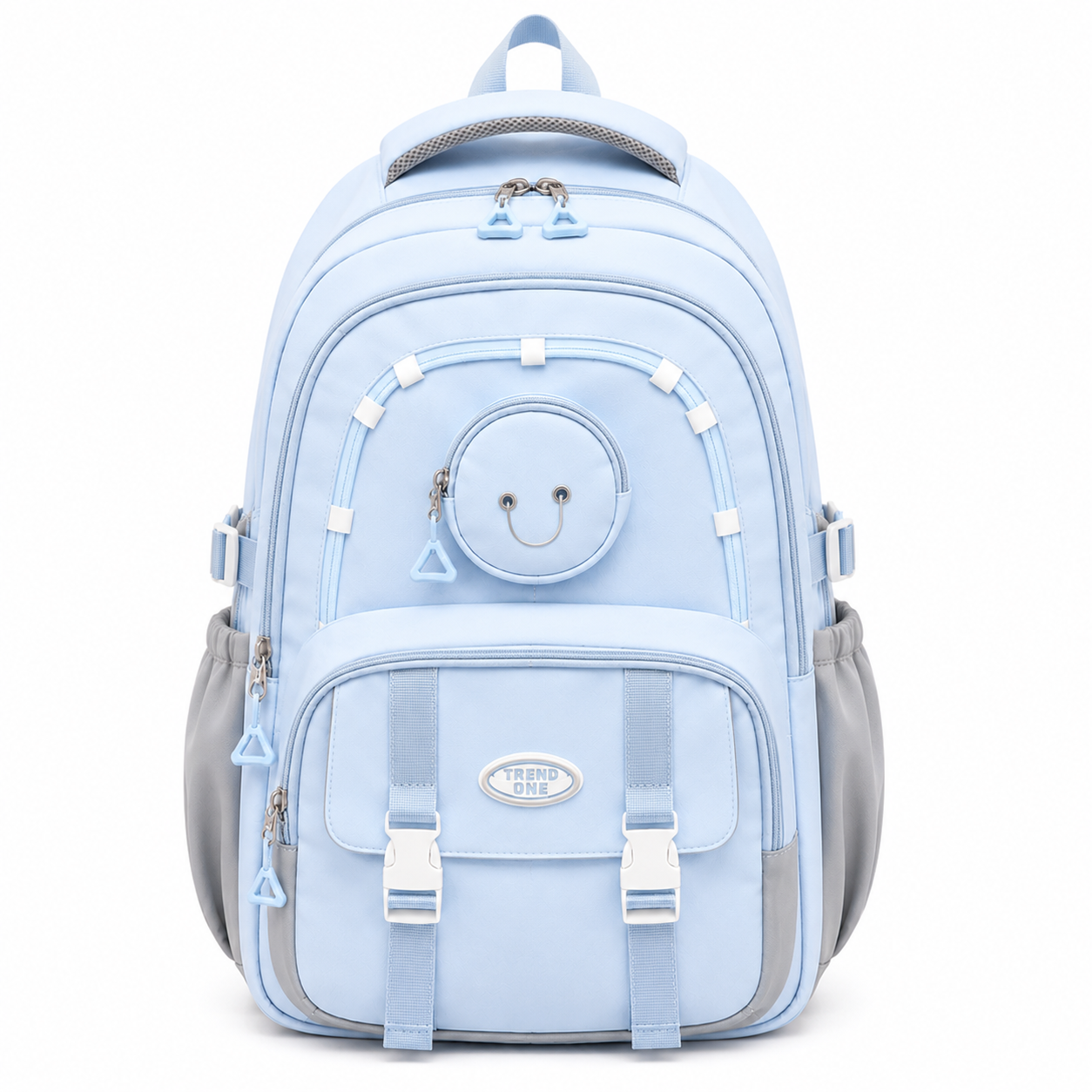 Trend One School Backpack – Light Blue