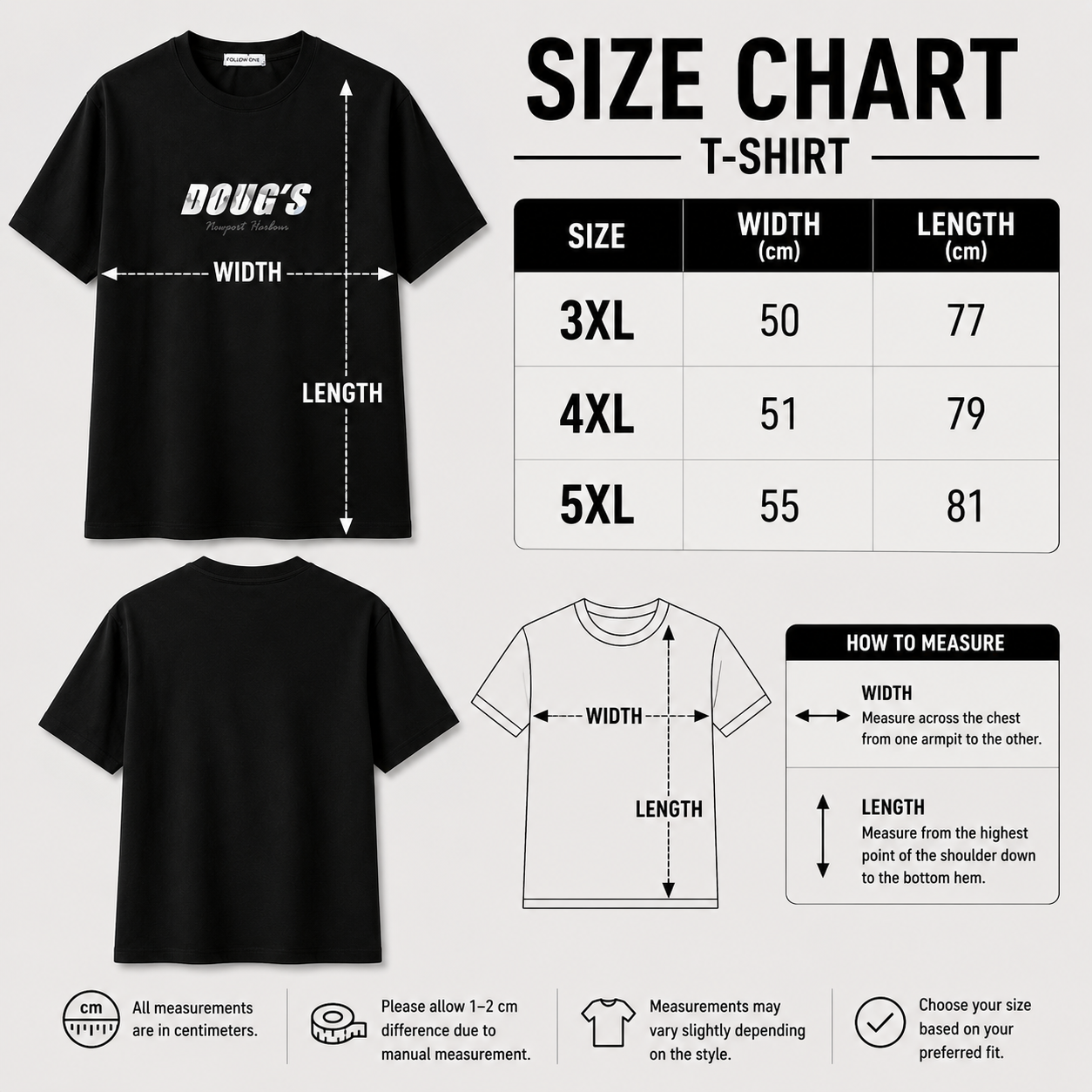 Men’s DOUG’S Graphic T-Shirt – Black
