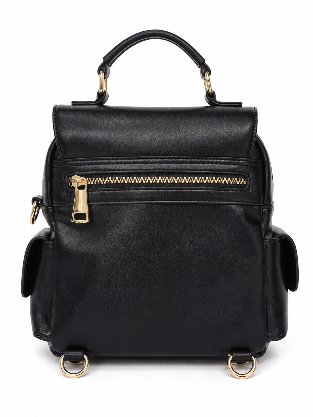 Eye Theme Bunny Utility Backpack – Black Women's Multi Pocket Backpack