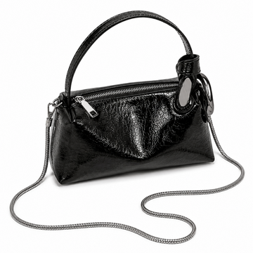 Urban Gloss Chain Mini Bag – Black Women's Shoulder & Crossbody Bag