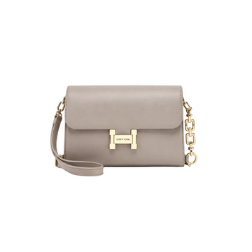 Women’s Elegant Crossbody Shoulder Bag – Taupe Gray