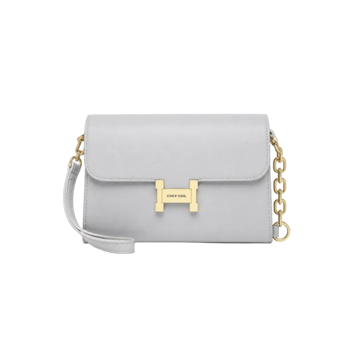 Women's Elegant Crossbody Shoulder Bag – Light Gray | HL9996