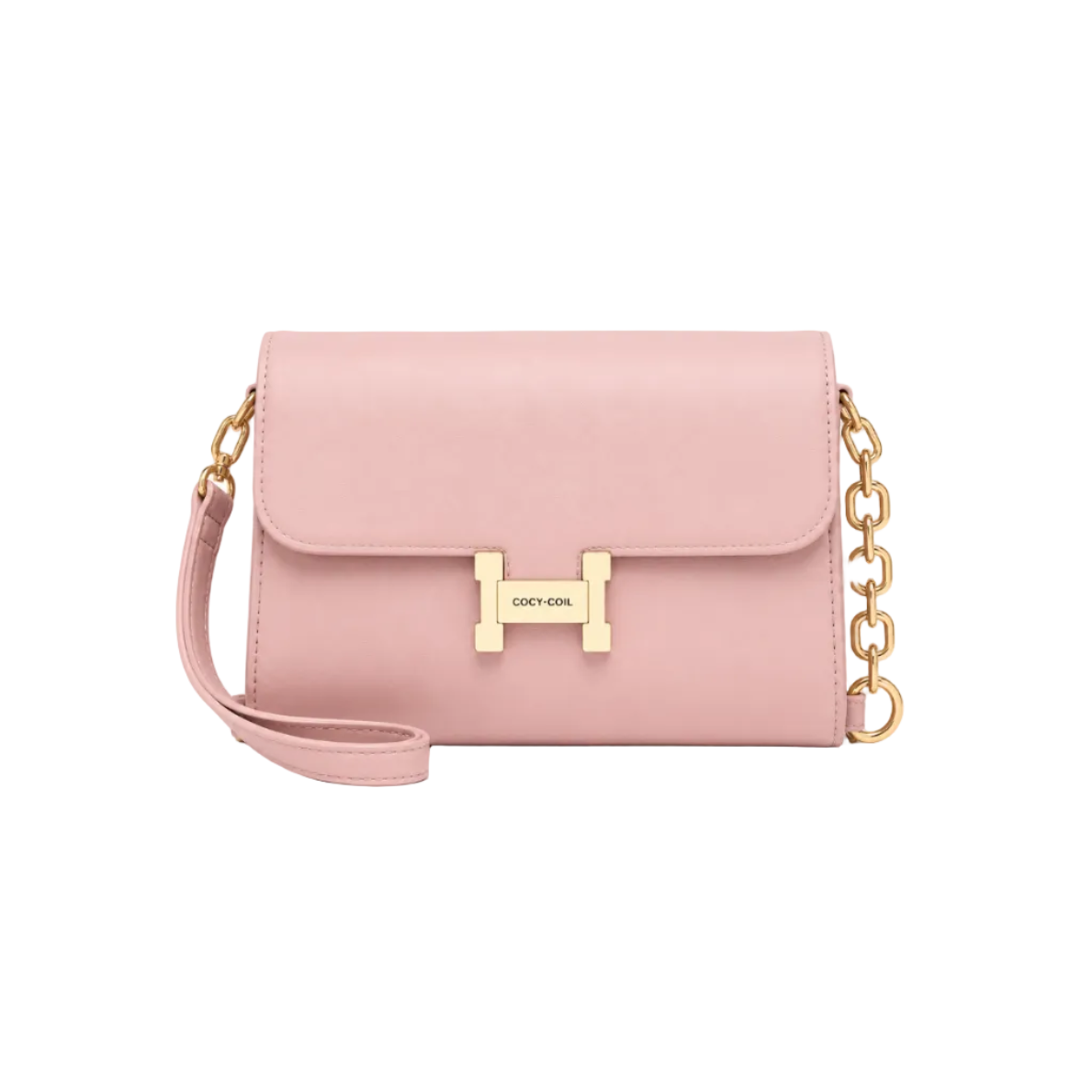 Women's Elegant Crossbody Shoulder Bag – Soft Pink | HL9996