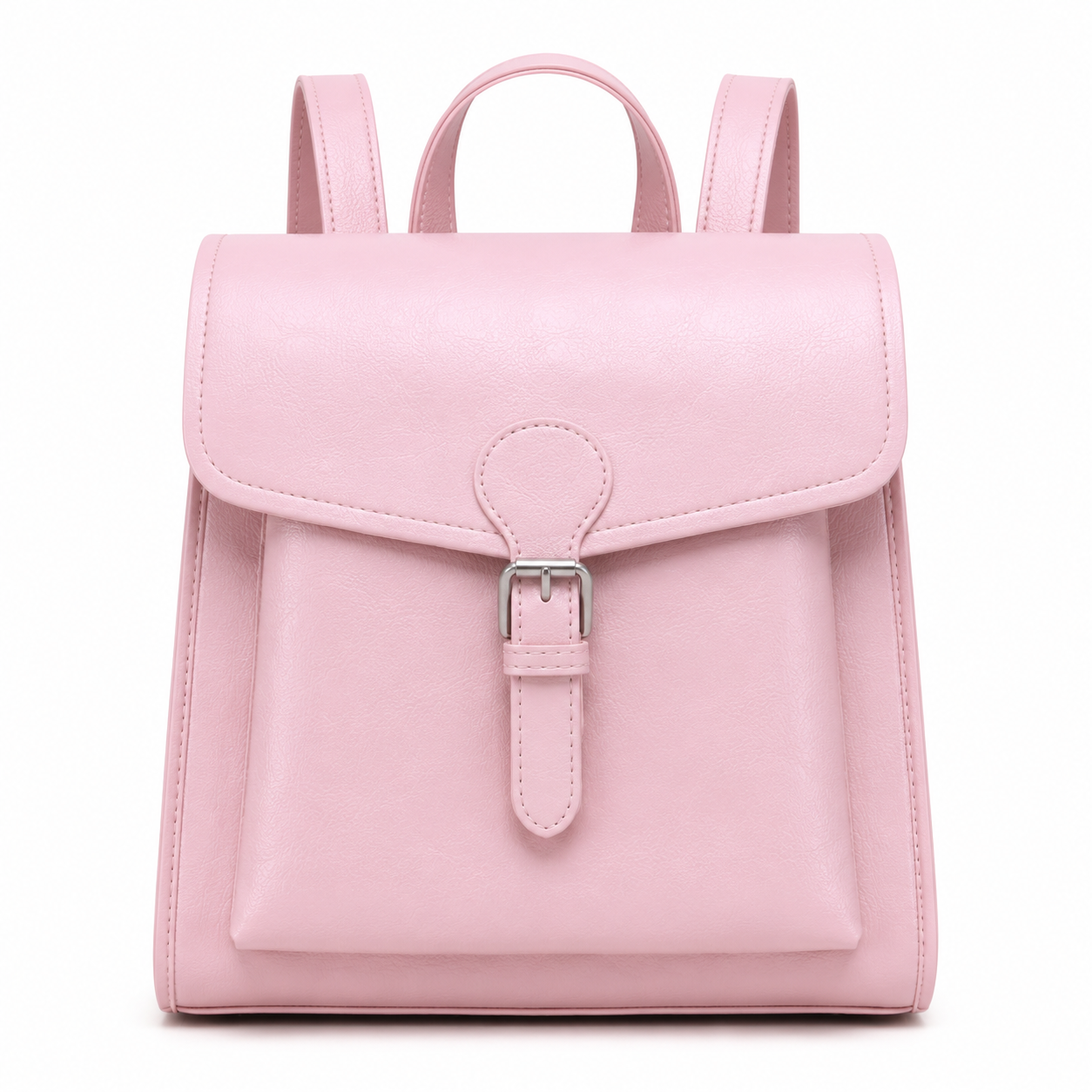 Women's Elegant Pink Minimalist Backpack