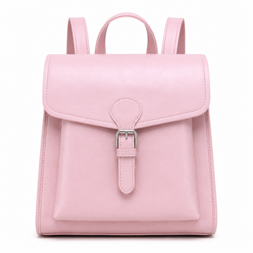 Women's Elegant Pink Minimalist Backpack