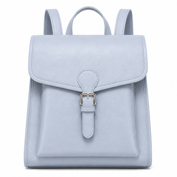 Women's Elegant Light Blue Minimalist Backpack