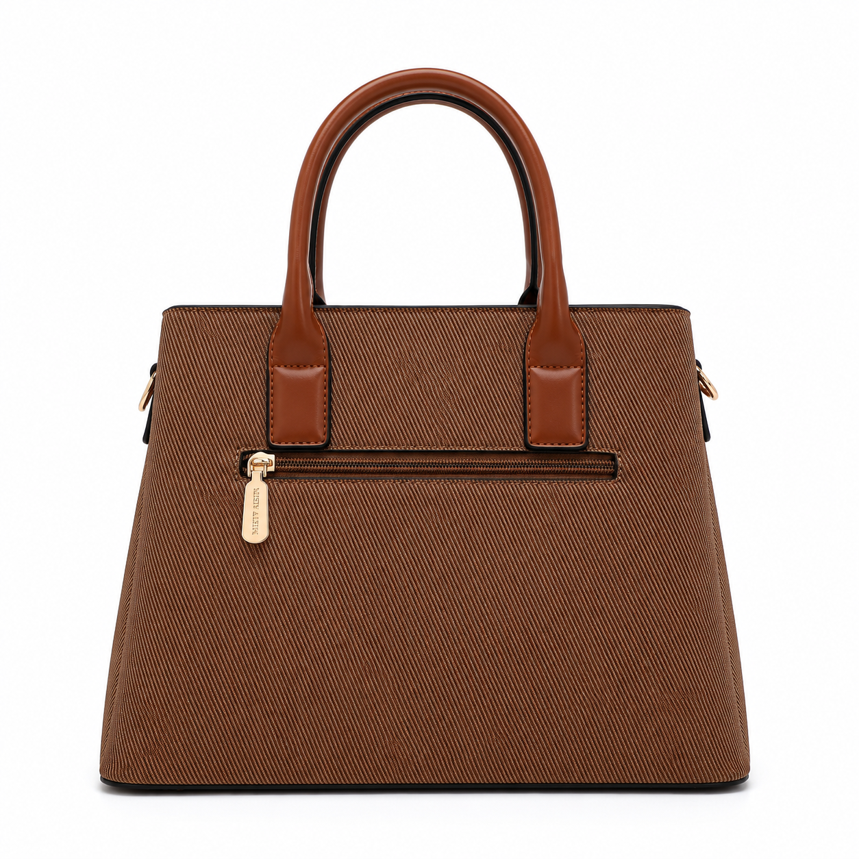 MISS ALITA Elegant Light Brown Structured Handbag