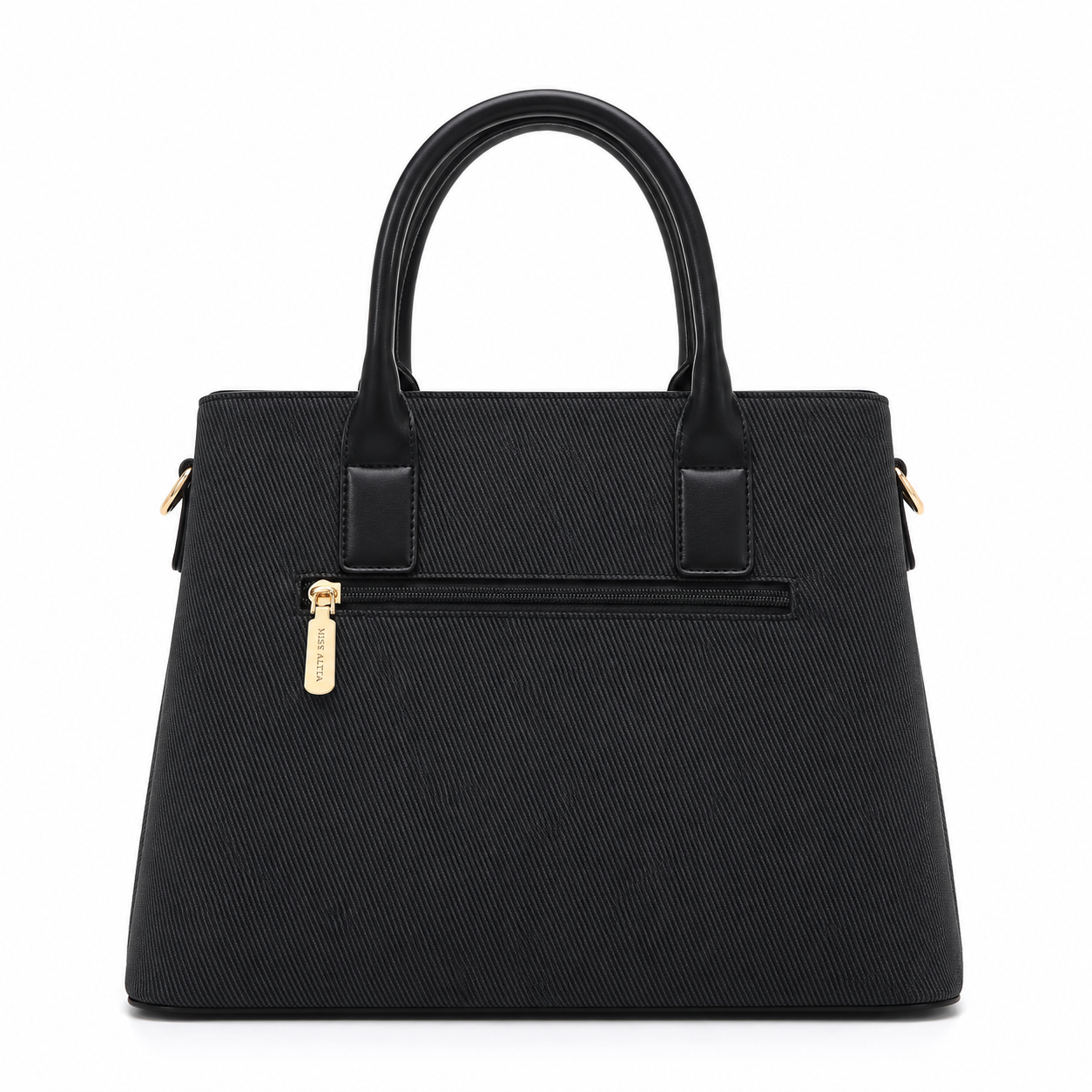 MISS ALITA Elegant Black Structured Handbag
