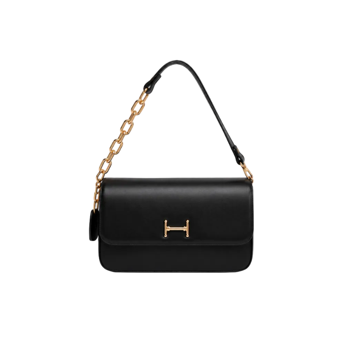 Elegant Chain Shoulder Bag – Black