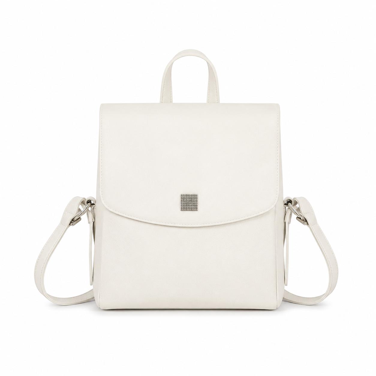 Classic Square Backpack – Off White
