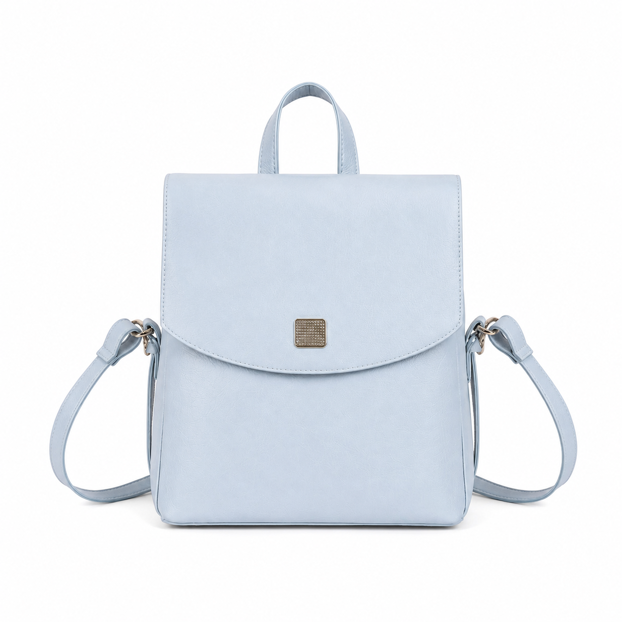 Classic Square Backpack – Light Blue