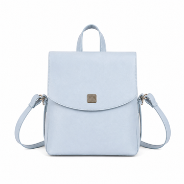 Classic Square Backpack – Light Blue