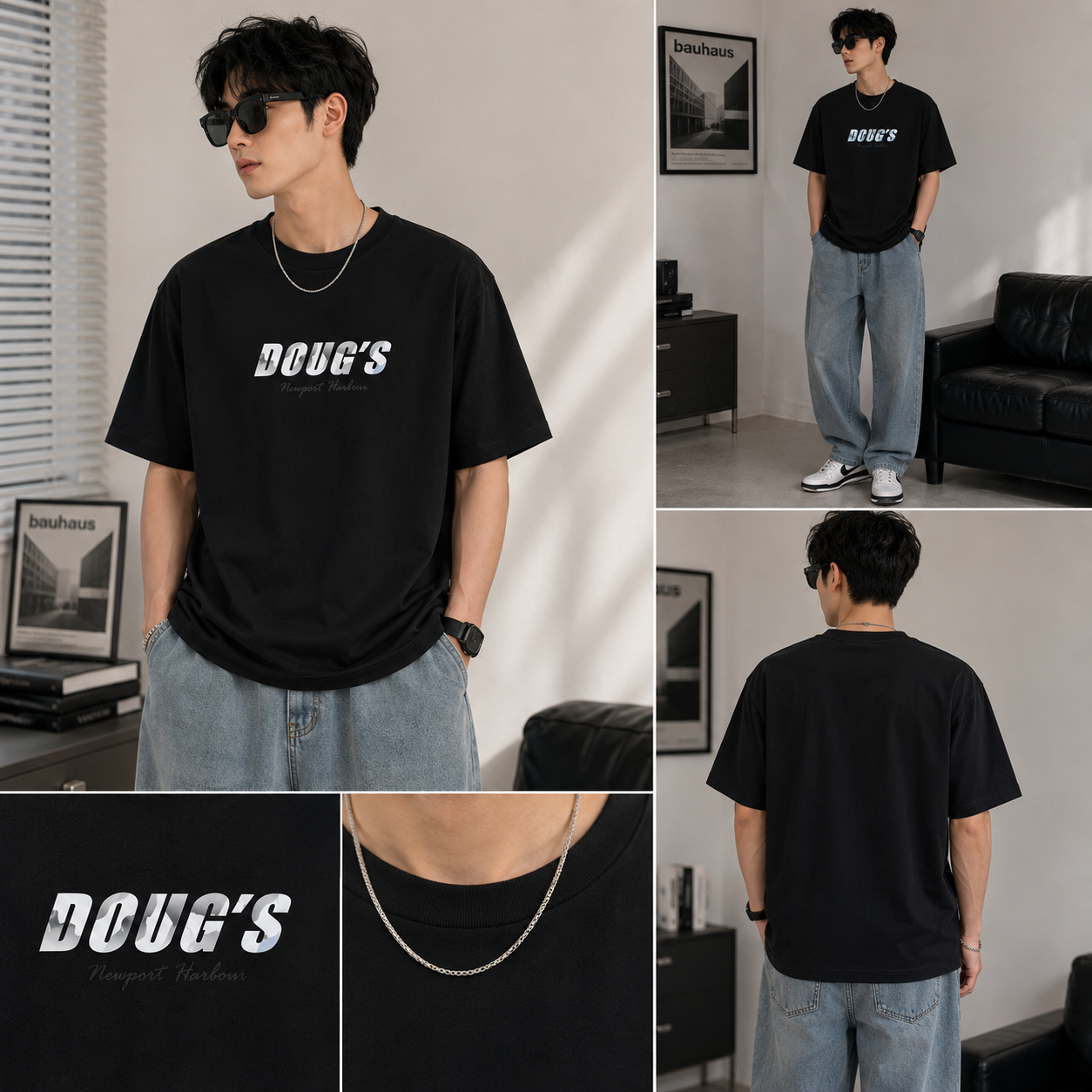 Men’s DOUG’S Graphic T-Shirt – Black