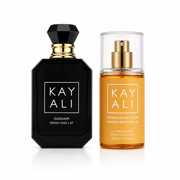 KAYALI Oudgasm Smoky Oud Eau de Parfum Duo Set – Smoky Oud Edition Body Spray 2*100ml