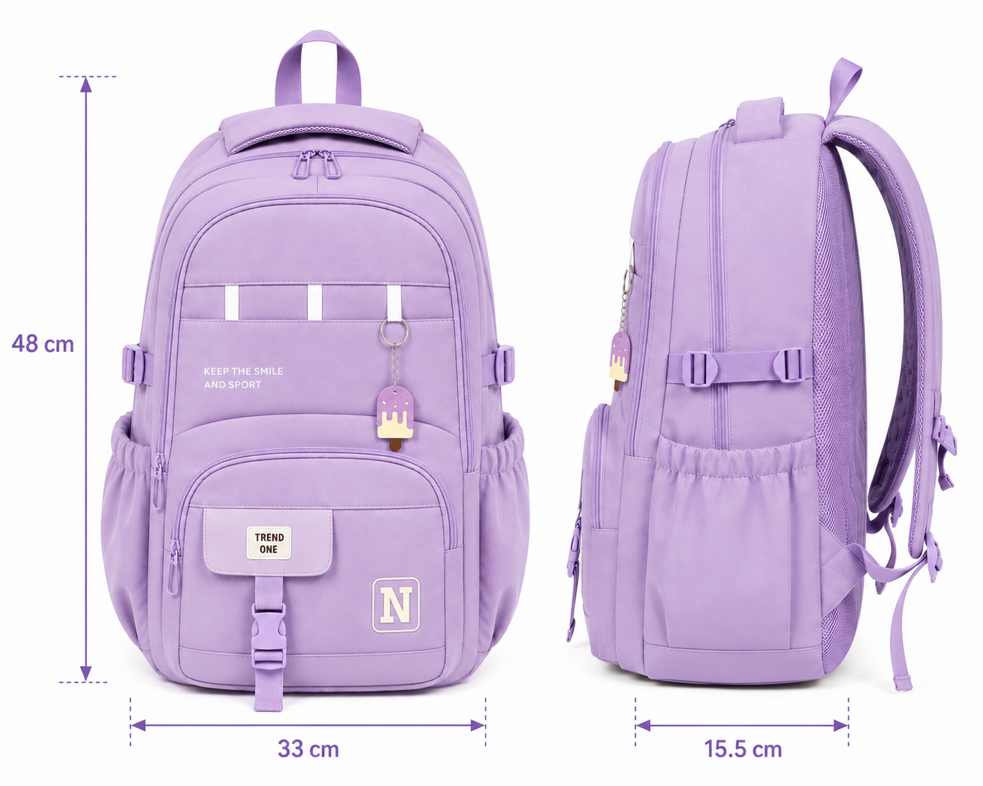 Trend One Large School Backpack