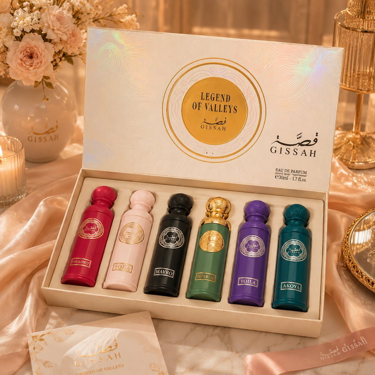 Gissah Legend of Valleys Perfume Gift Set 6*30ml