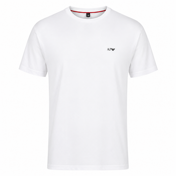 White AJ Logo Men’s T-Shirt