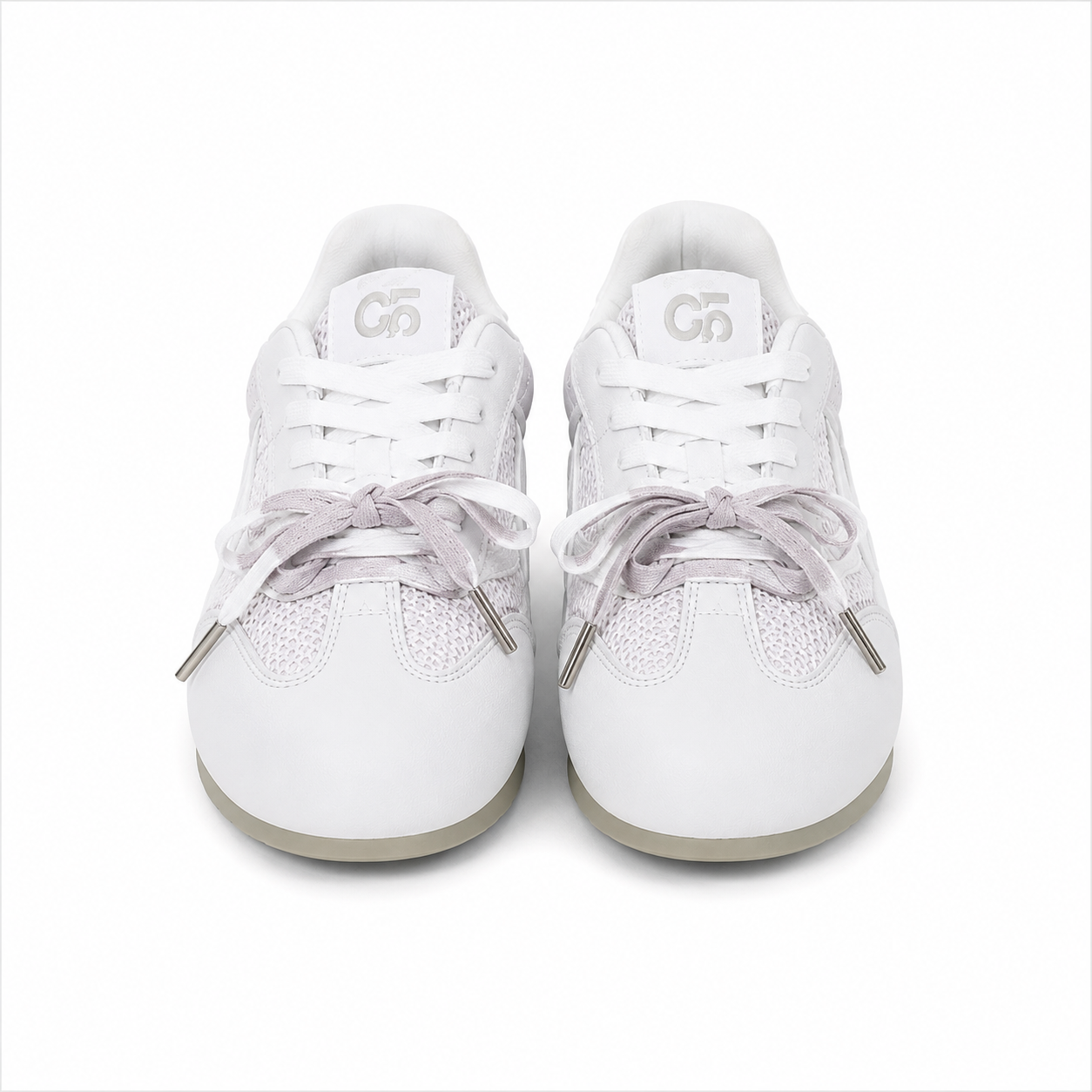 Women's Retro White Casual Sneakers