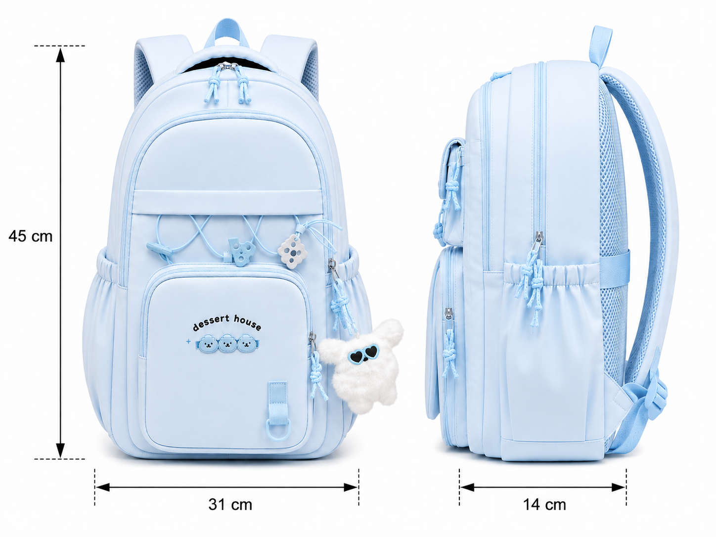Dessert House Large School Backpack