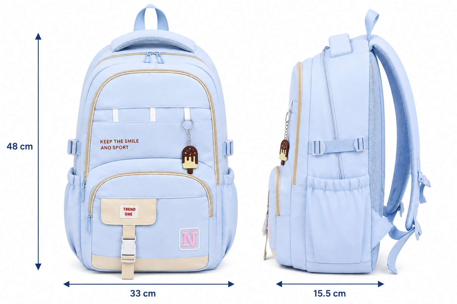 Trend One Large School Backpack