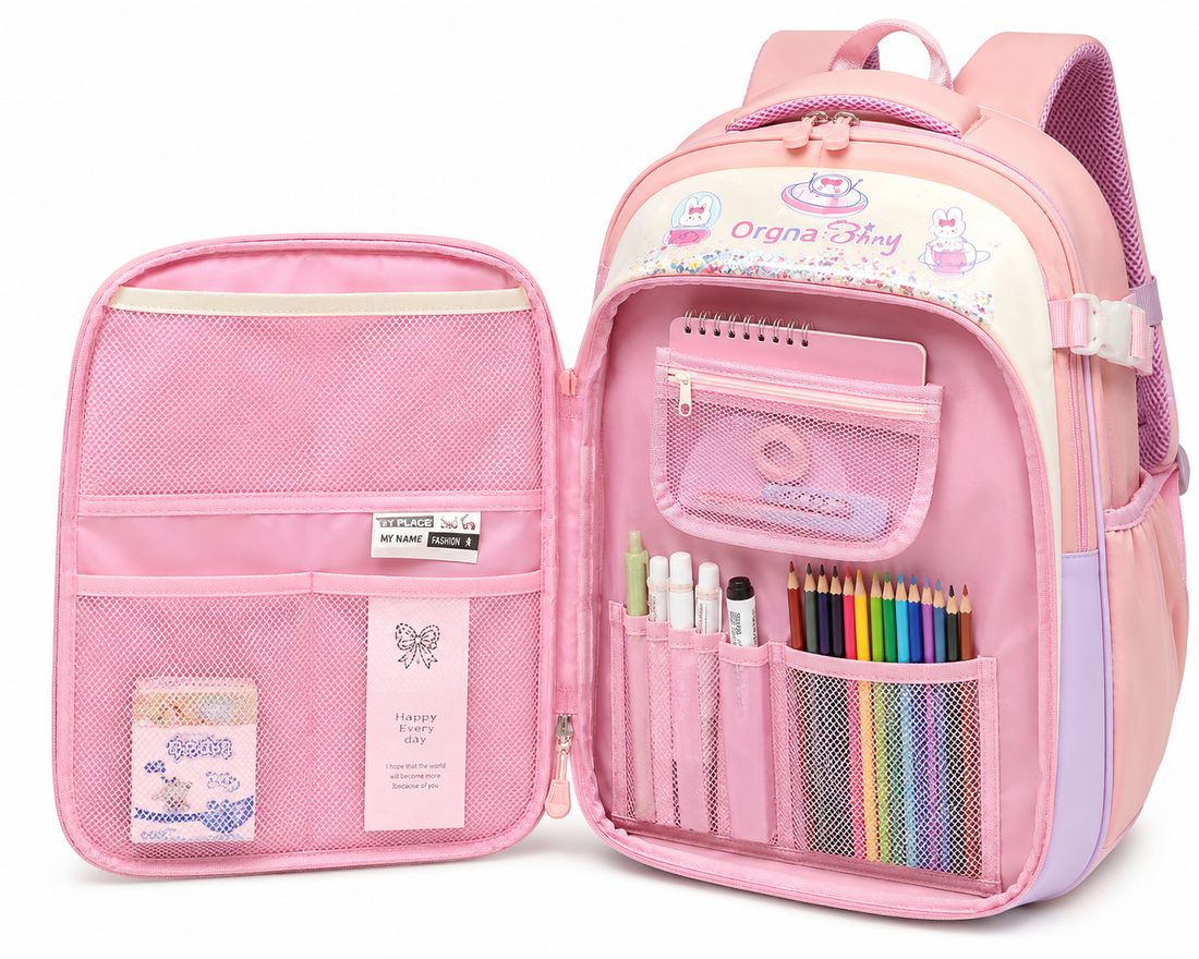 Pastel Bunny Large School Backpack