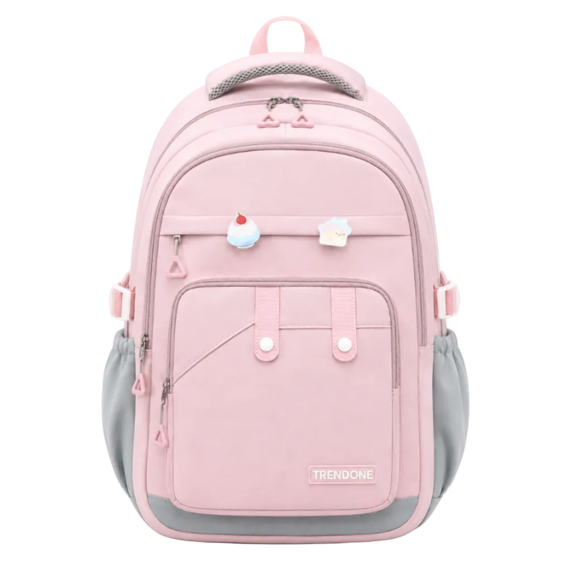 Trend One School Backpack – Light Pink