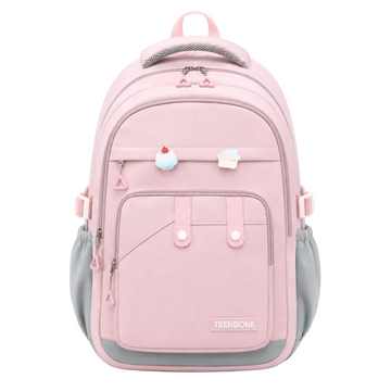 Trend One School Backpack – Light Pink