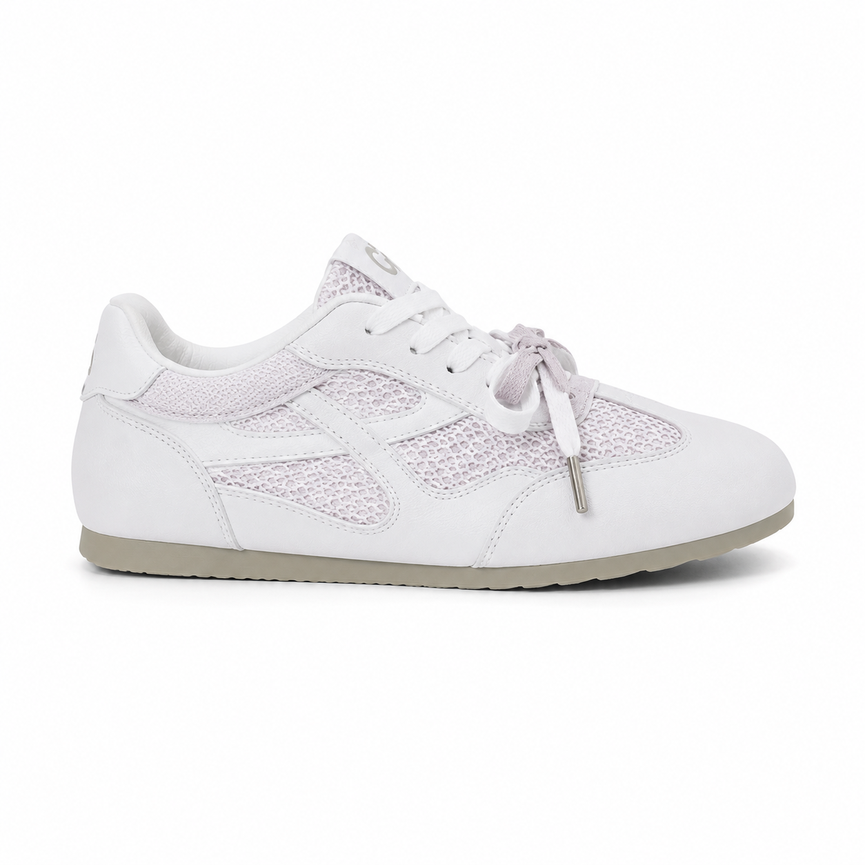 Women's Retro White Casual Sneakers
