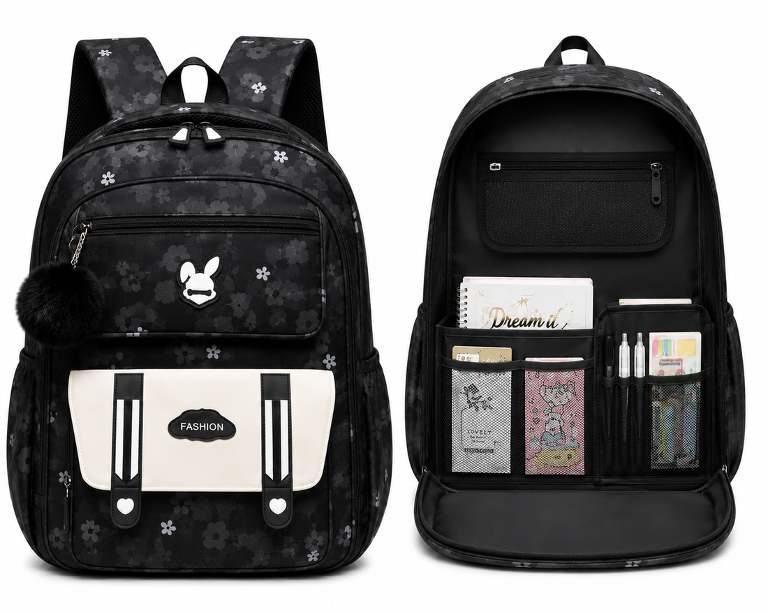 Fashion Floral Large School Backpack