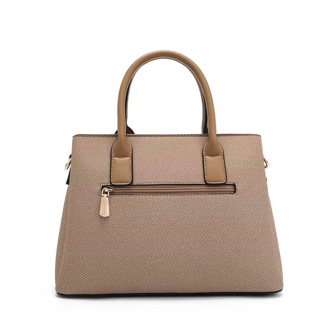 MISS ALITA Elegant Khaki Structured Handbag