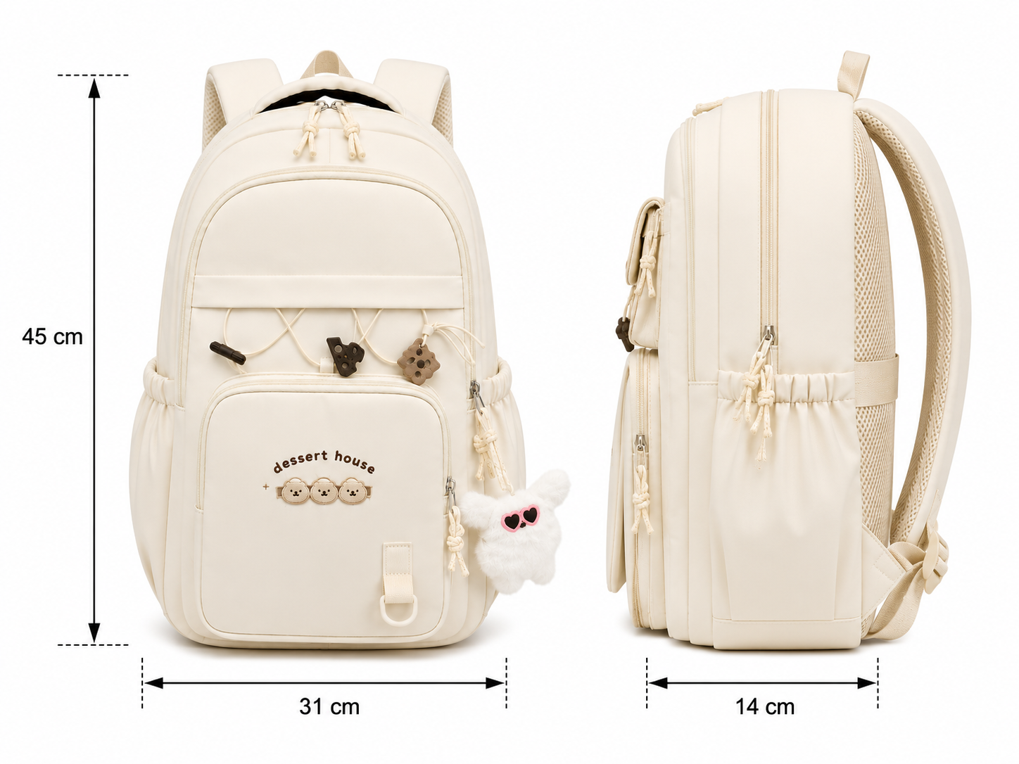Dessert House Large School Backpack