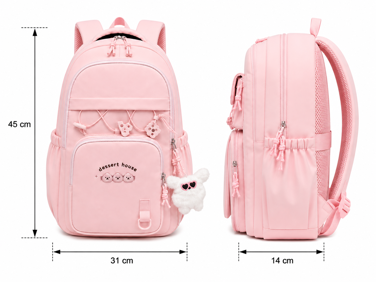 Dessert House Large School Backpack